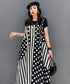 Polka Dot & Stripe Patchwork Dress